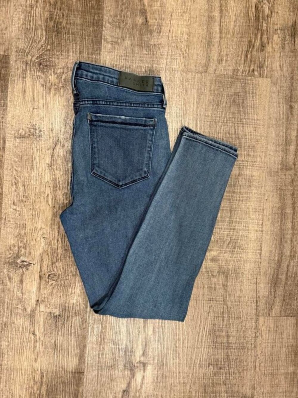 Parker Smith Skinny Jeans - Size 24- Blue denim with distressed details